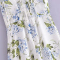 Hollywood Beauty Floral Full-Length Dress
