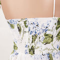 Hollywood Beauty Floral Full-Length Dress
