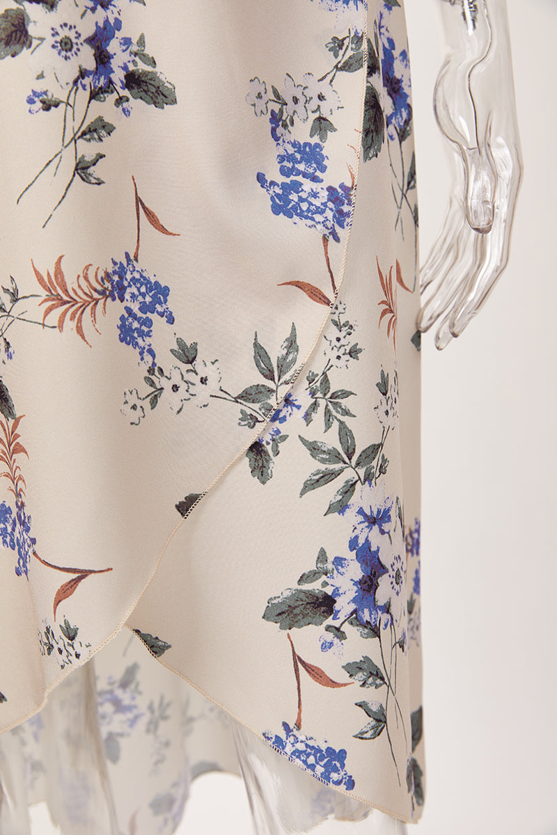 Breezy Floral Wraparound Dress