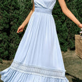 Classic Spaghetti-Strap Tiered Gown