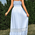Classic Spaghetti-Strap Tiered Gown