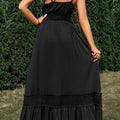 Classic Spaghetti-Strap Tiered Gown