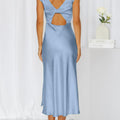 Posh Cap-Sleeve Midi Dress
