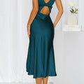 Posh Cap-Sleeve Midi Dress