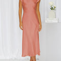 Posh Cap-Sleeve Midi Dress