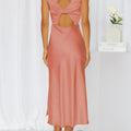 Posh Cap-Sleeve Midi Dress