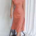 Posh Cap-Sleeve Midi Dress