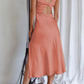 Posh Cap-Sleeve Midi Dress