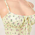 Sultry Spaghetti-Strap Floral Summer Dress
