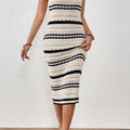 Rayure Monochrome Midi