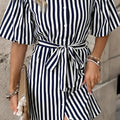 Linear Grace Shirt Dress