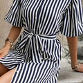 Linear Grace Shirt Dress