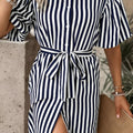 Linear Grace Shirt Dress