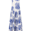 Azure Tide Linen Dress