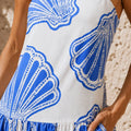 Azure Tide Linen Dress