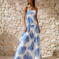 Azure Tide Linen Dress