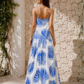 Azure Tide Linen Dress