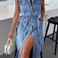 Blue Horizon Shirt Dress