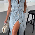 Blue Horizon Shirt Dress