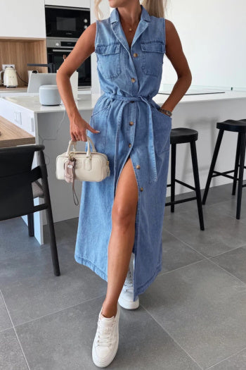 Blue Horizon Shirt Dress