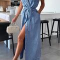 Blue Horizon Shirt Dress