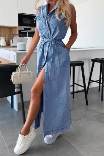 Blue Horizon Shirt Dress