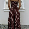 Midnight Polka Dress