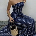 Midnight Polka Dress
