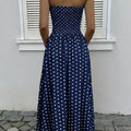 Midnight Polka Dress