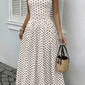 Midnight Polka Dress