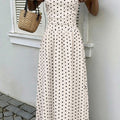 Midnight Polka Dress