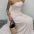 Midnight Polka Dress