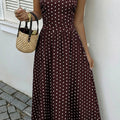 Midnight Polka Dress