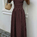 Midnight Polka Dress