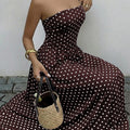 Midnight Polka Dress