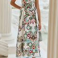 Riviera Mosaic Linen Dress