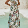 Riviera Mosaic Linen Dress