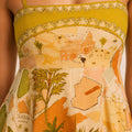 Marrakech Sketch Linen Dress