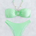 Emerald Pearl Halter Bikini