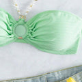 Emerald Pearl Halter Bikini