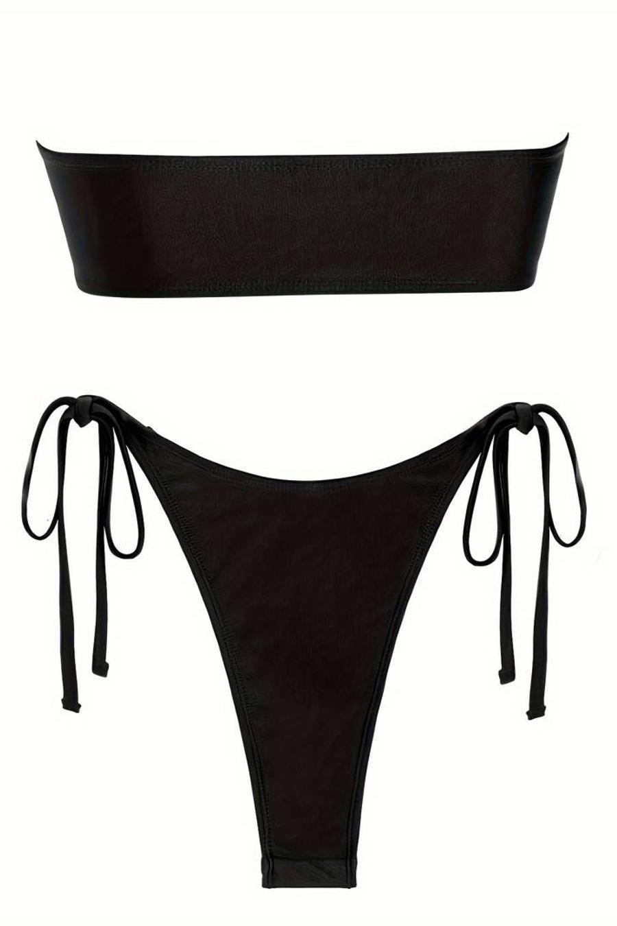 Verdant Lace-Up Bikini