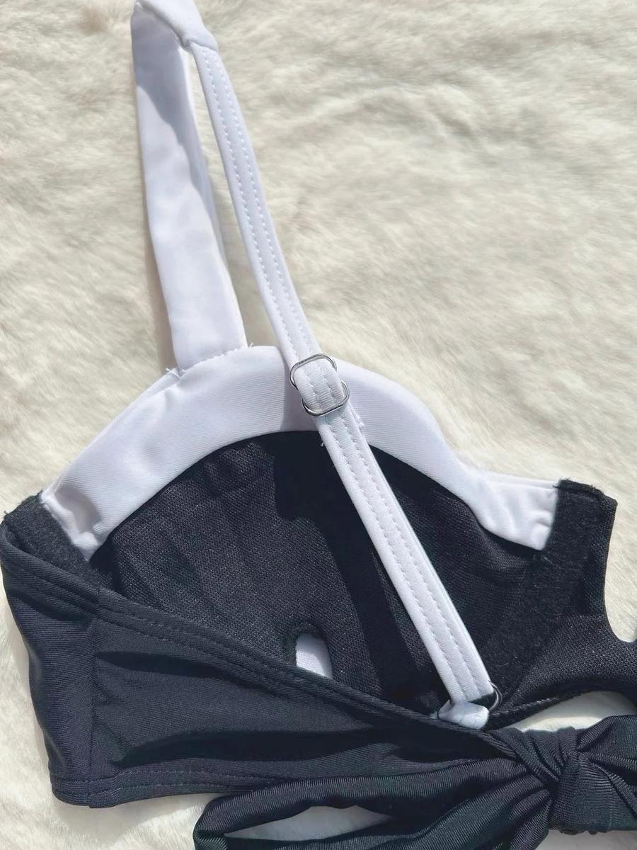 Monochrome Splash Bikini