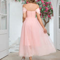 Rose Ballerine Midi back view