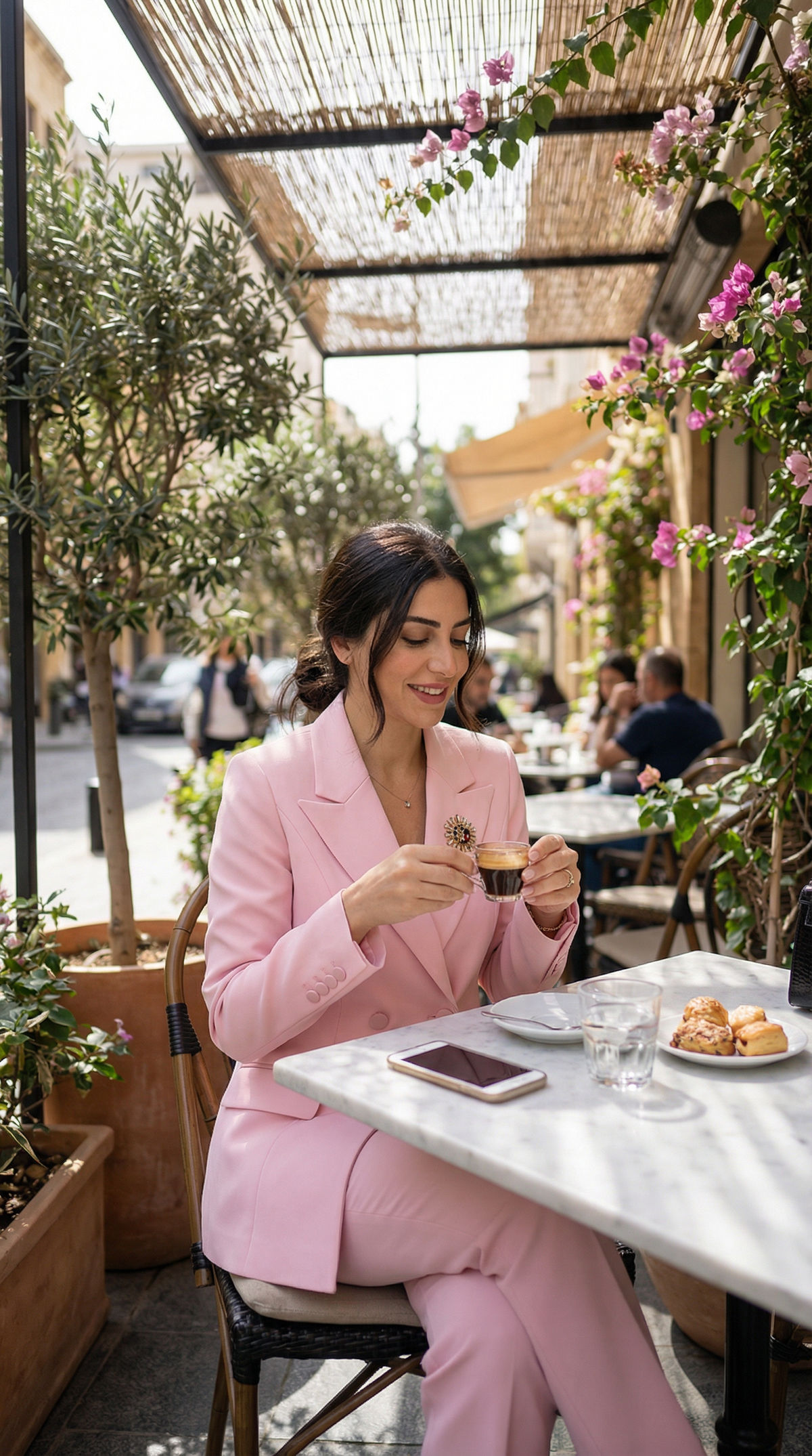 Blush Tailored Suit