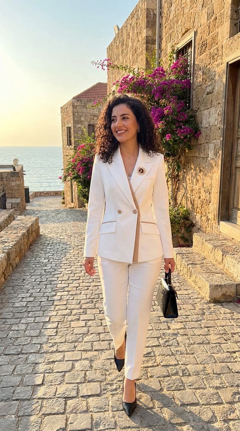 Blush Tailored Suit