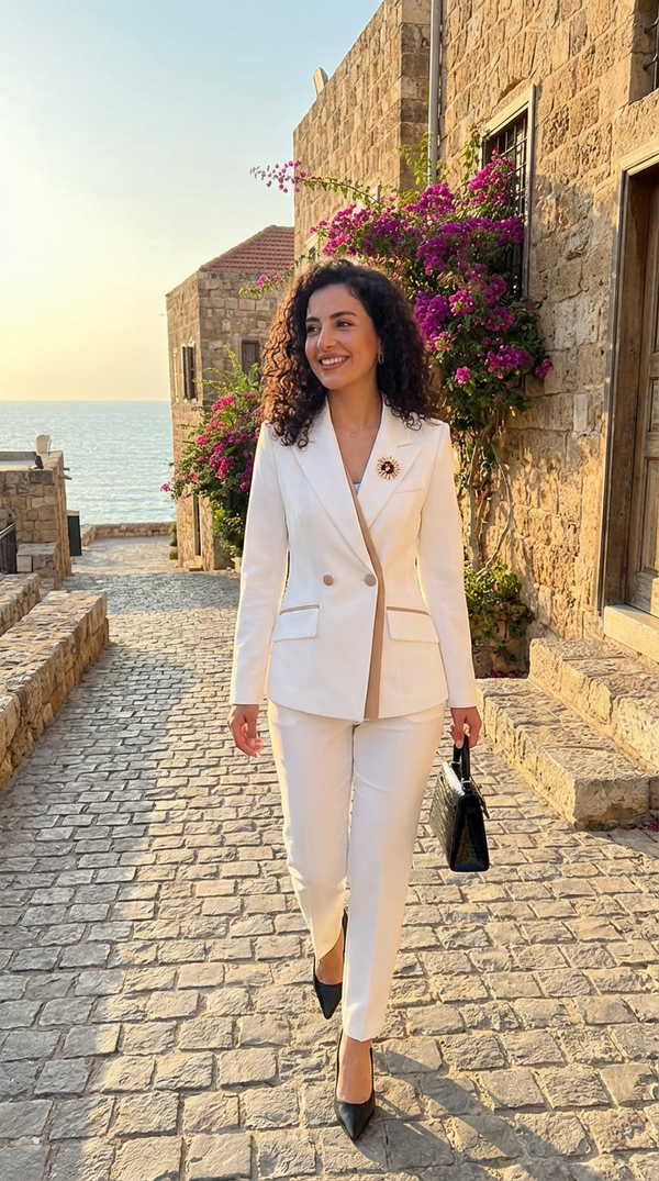 Blush Tailored Suit