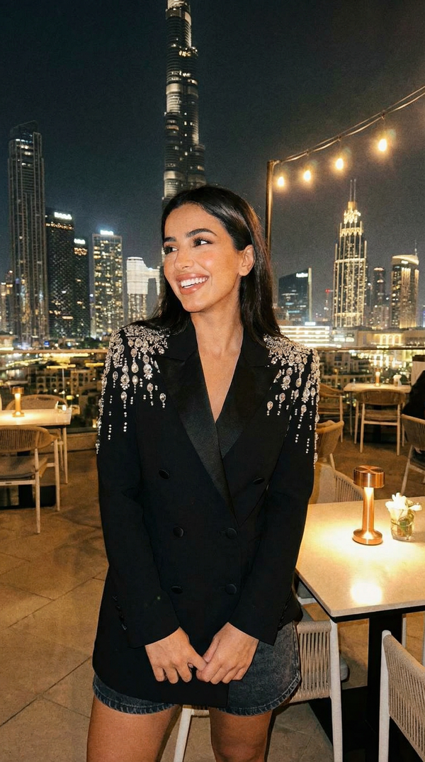 Celeste Embellished Blazer Dress