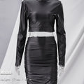Midnight Layers Skirt Set