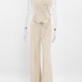 Ivory Tailored Linen Set