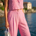 Pink Amalfi Linen Set